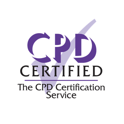 CPD certified badge received after completing a course